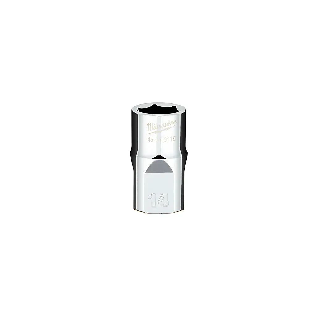 1/2 in. Drive 14MM Metric 6-Point Socket with FOUR FLAT™ Sides