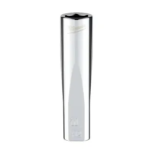 1/4 in. Drive 11/32 in. SAE 6-Point Deep Socket