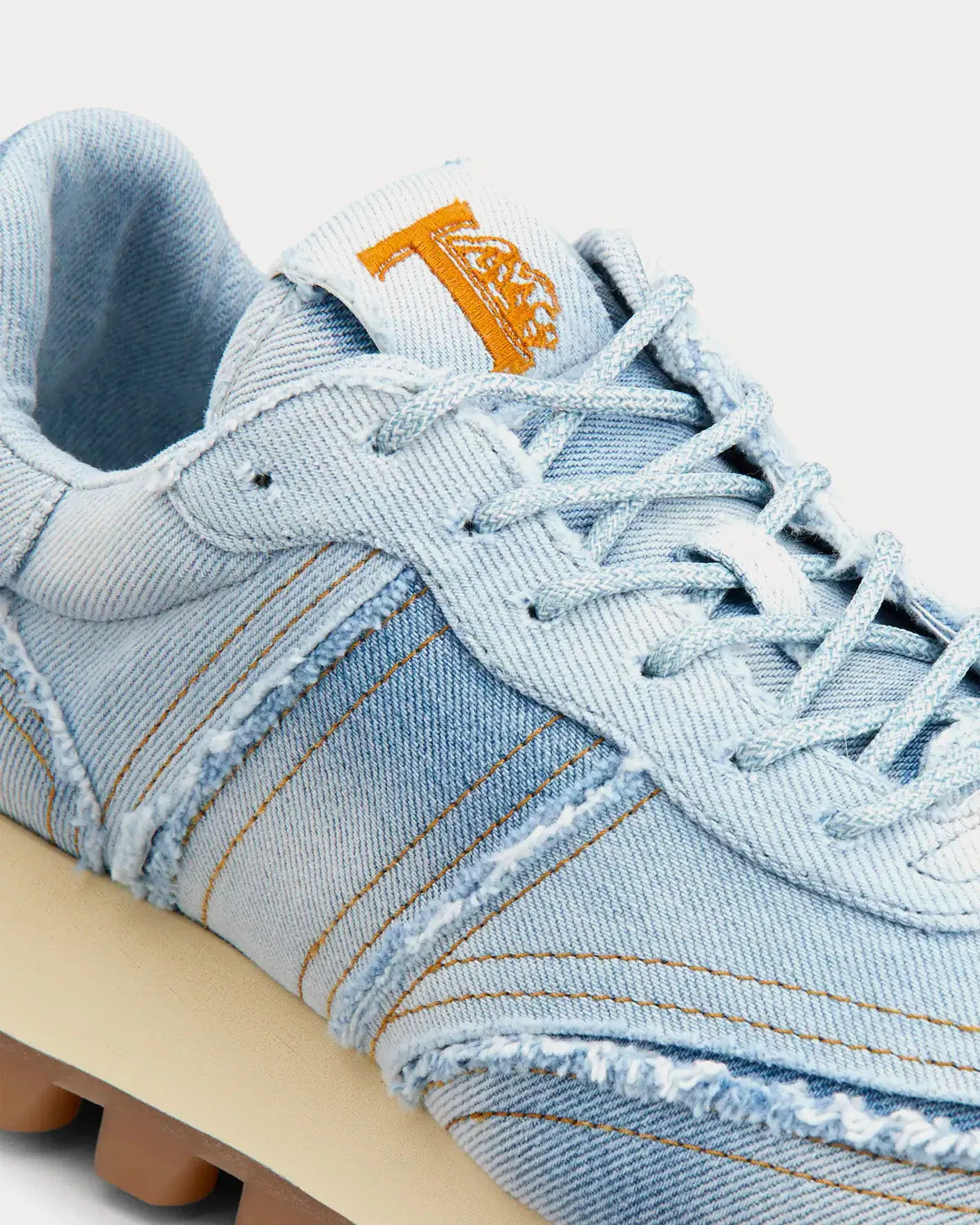 1T Denim Light Blue Low Top Sneakers