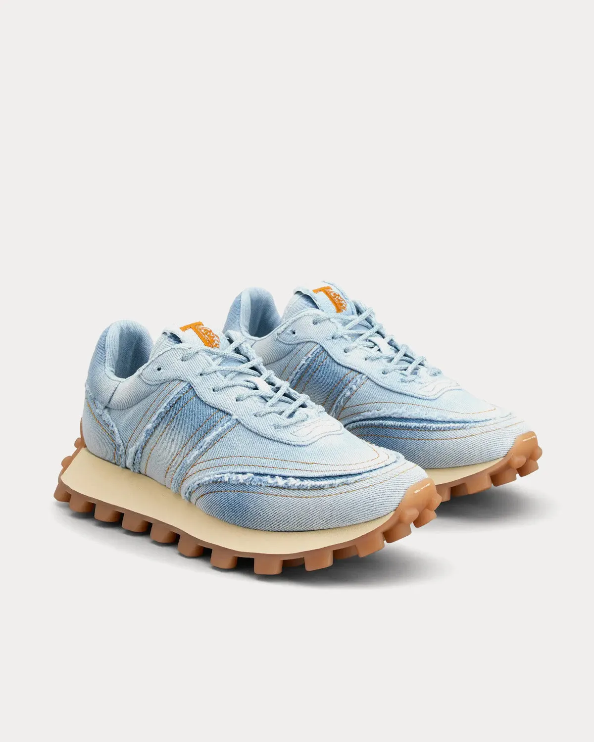 1T Denim Light Blue Low Top Sneakers