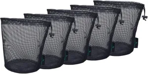 5pcs Durable Drawstring Net Bag Storage Ditty Bag M