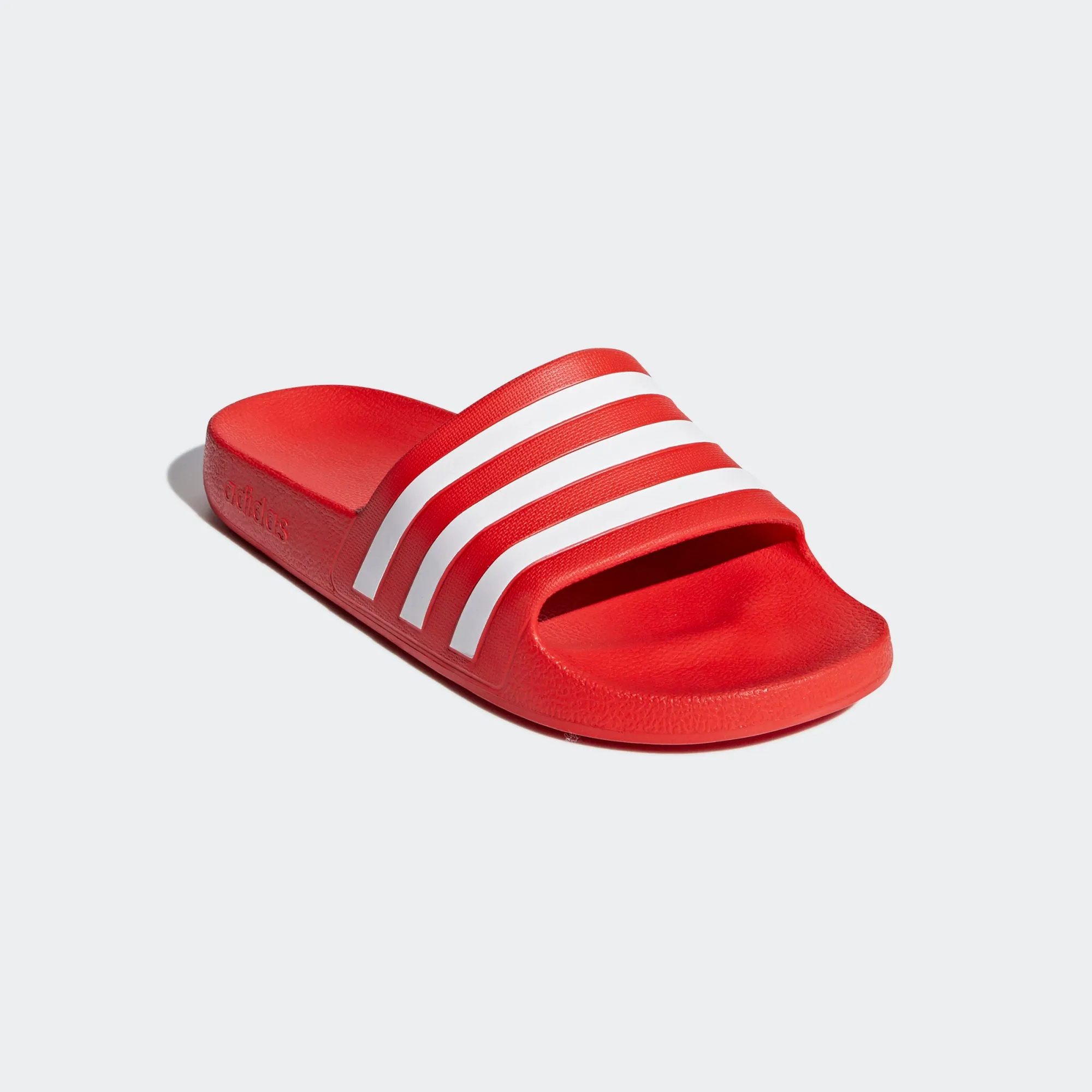 ADILETTE AQUA SLIDES Active Red / Cloud White / Active Red-F35540