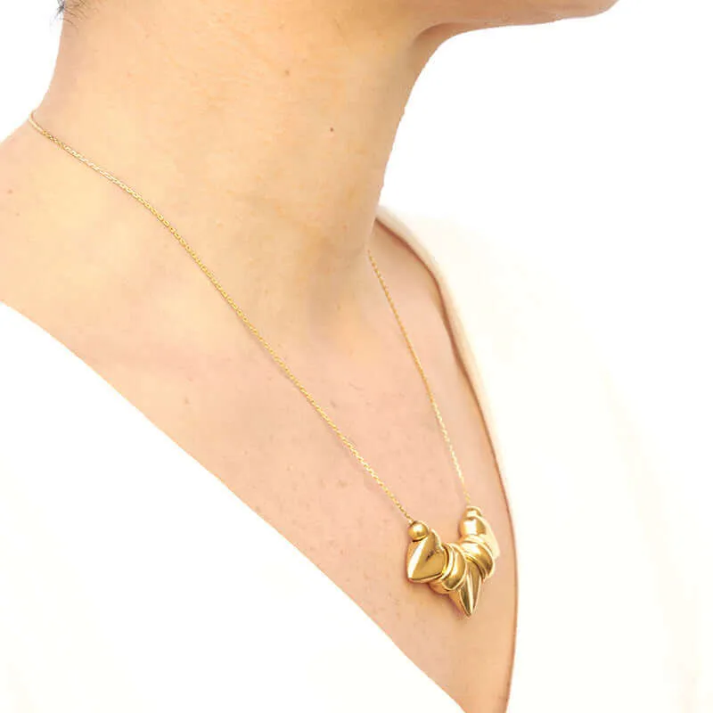 ANISE HEARTS PENDANT NECKLACE