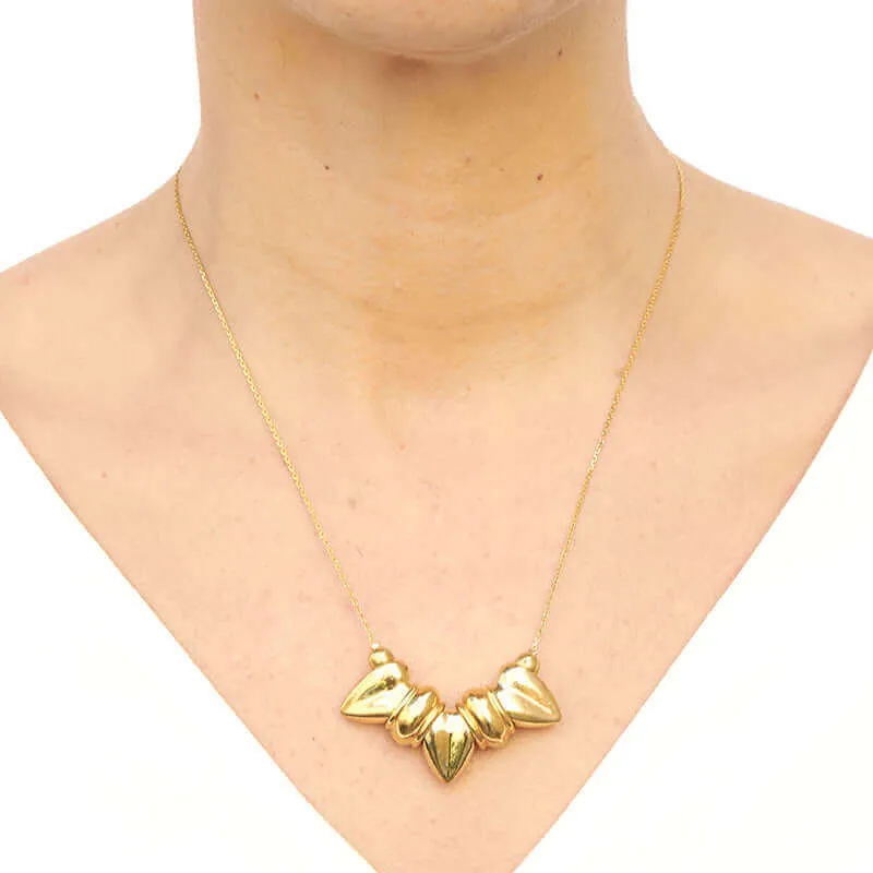 ANISE HEARTS PENDANT NECKLACE