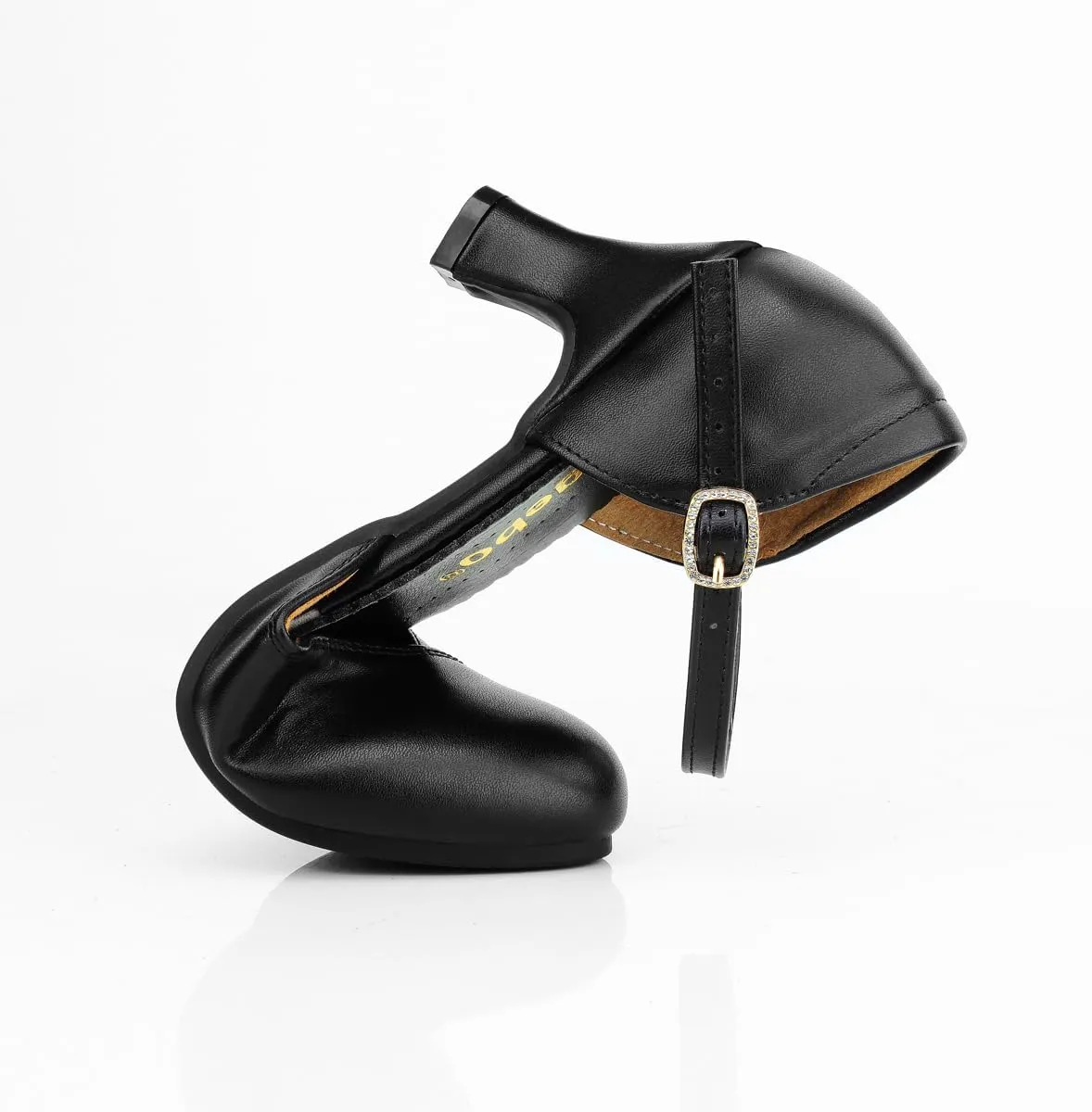 Ankle Strap Heels Ballroom Latin Salsa Dance Pumps Womens Character Shoes