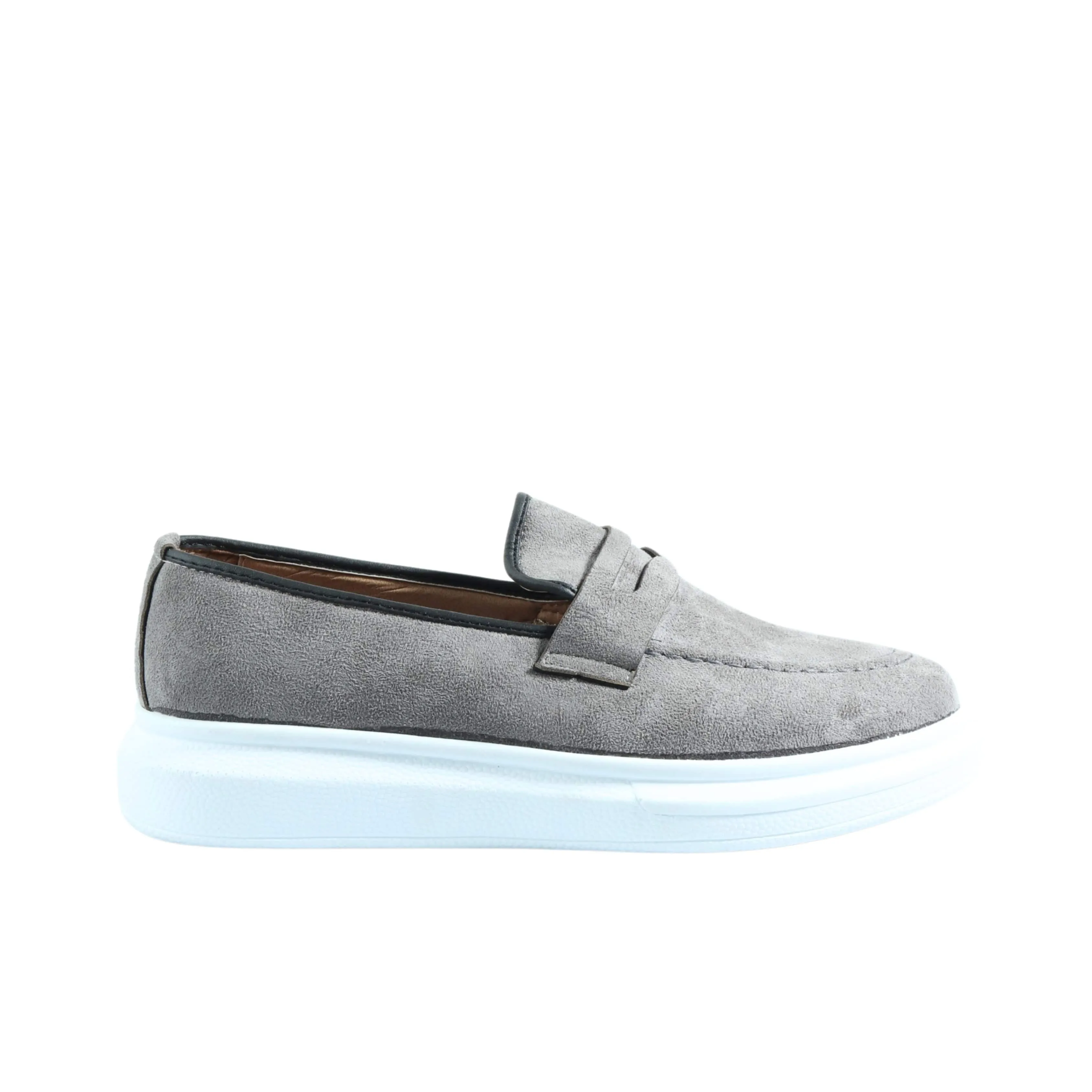 ATABEY - ALMOND TOE SUEDE LOAFERS