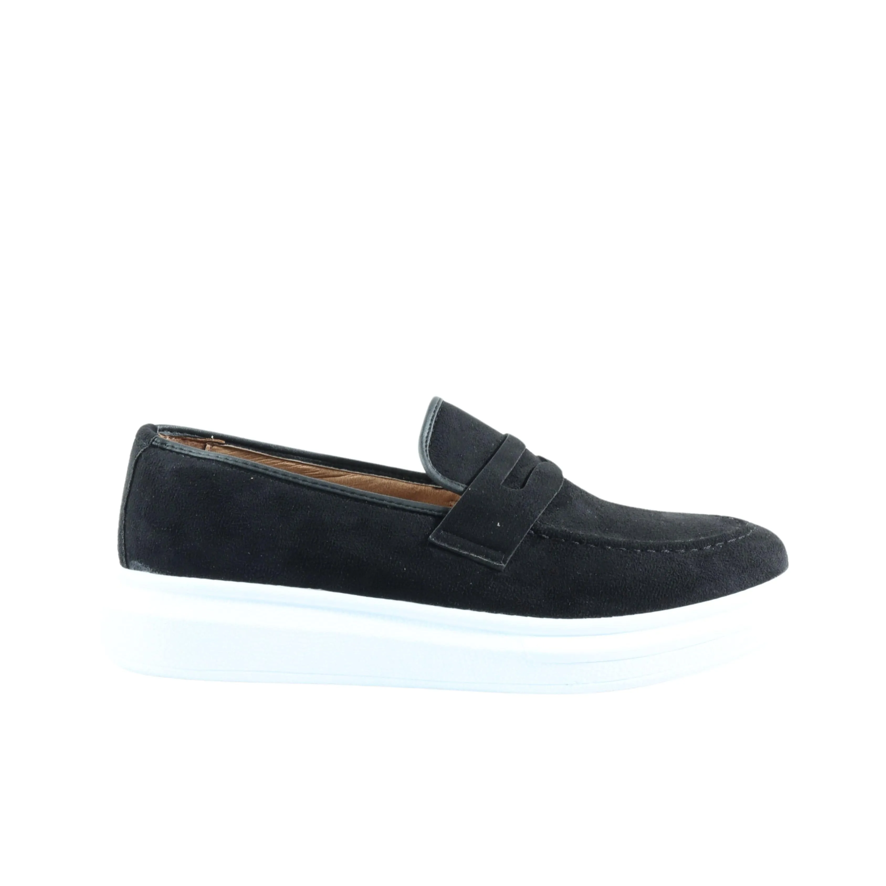 ATABEY - ALMOND TOE SUEDE LOAFERS