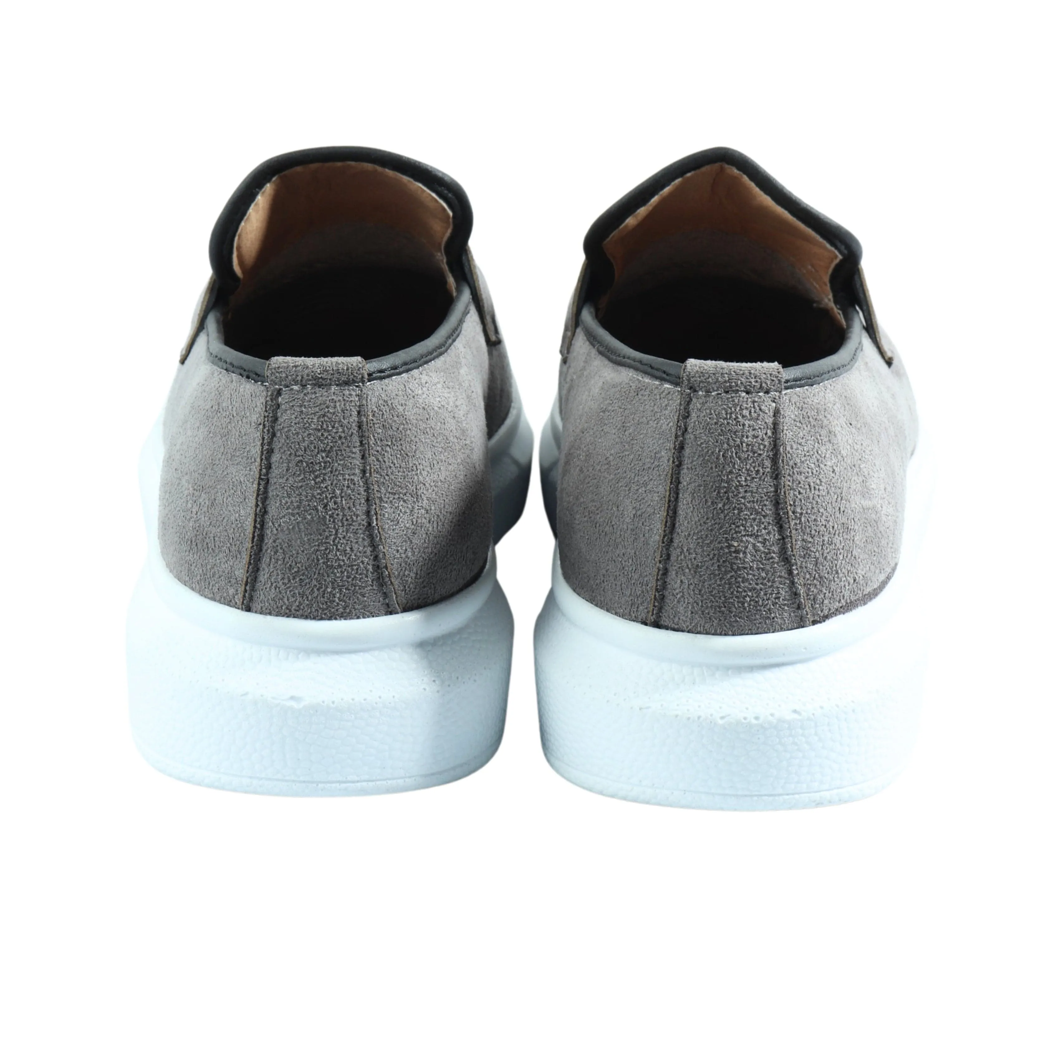 ATABEY - ALMOND TOE SUEDE LOAFERS