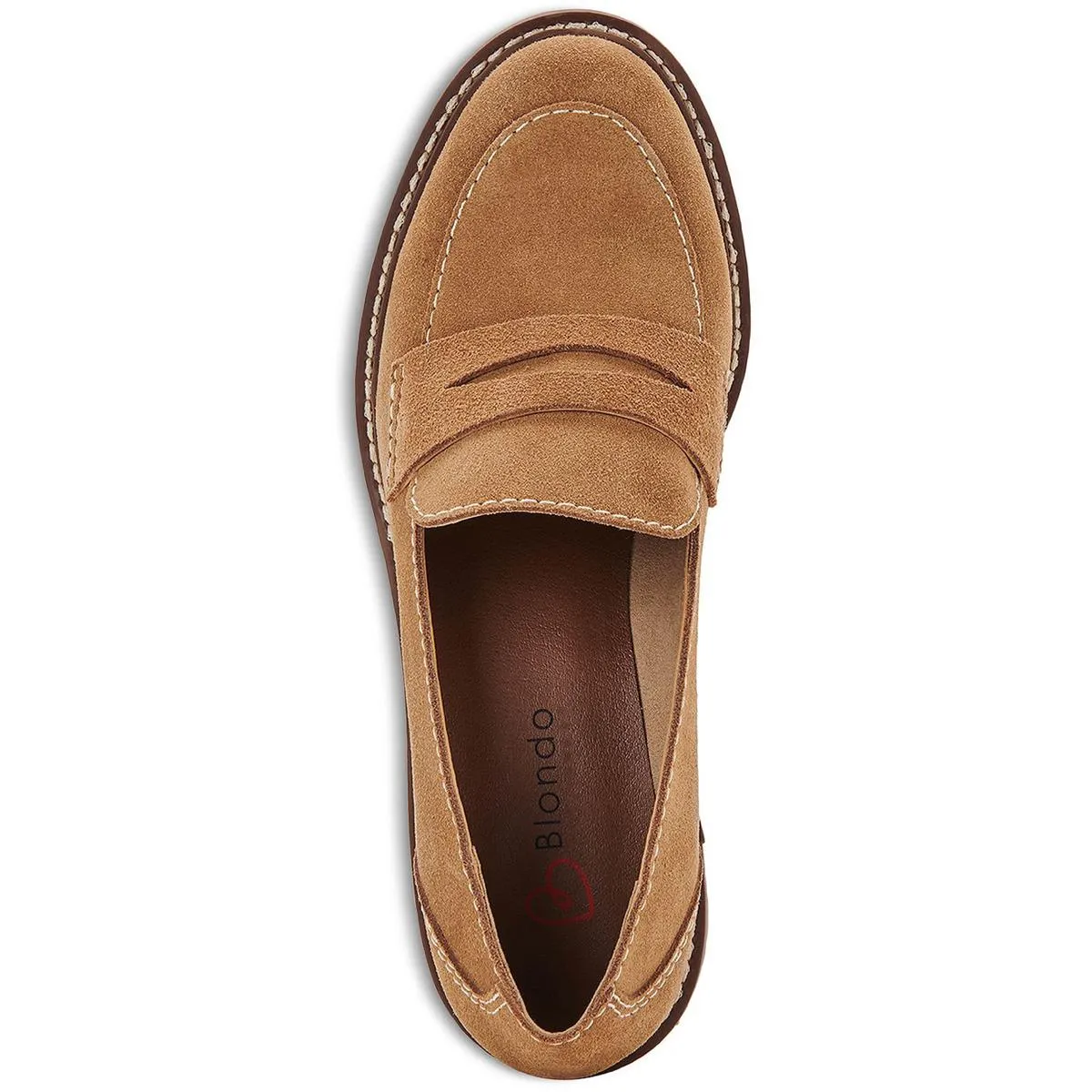 Blondo Womens Dulce Lugged Sole Lugged Platforms Loafers