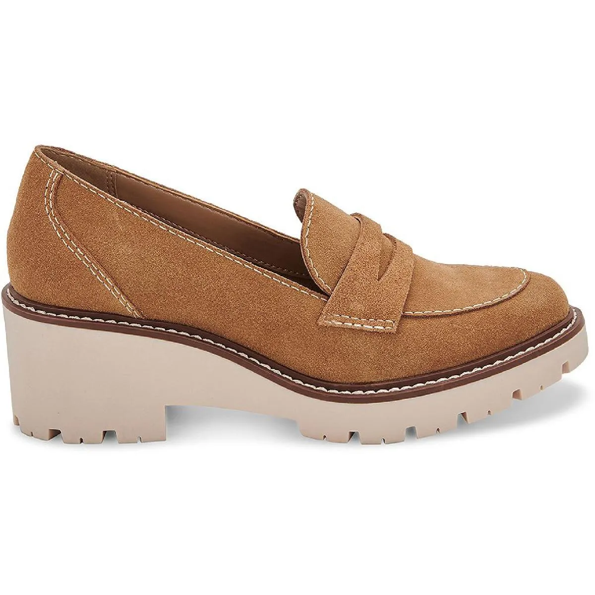 Blondo Womens Dulce Lugged Sole Lugged Platforms Loafers