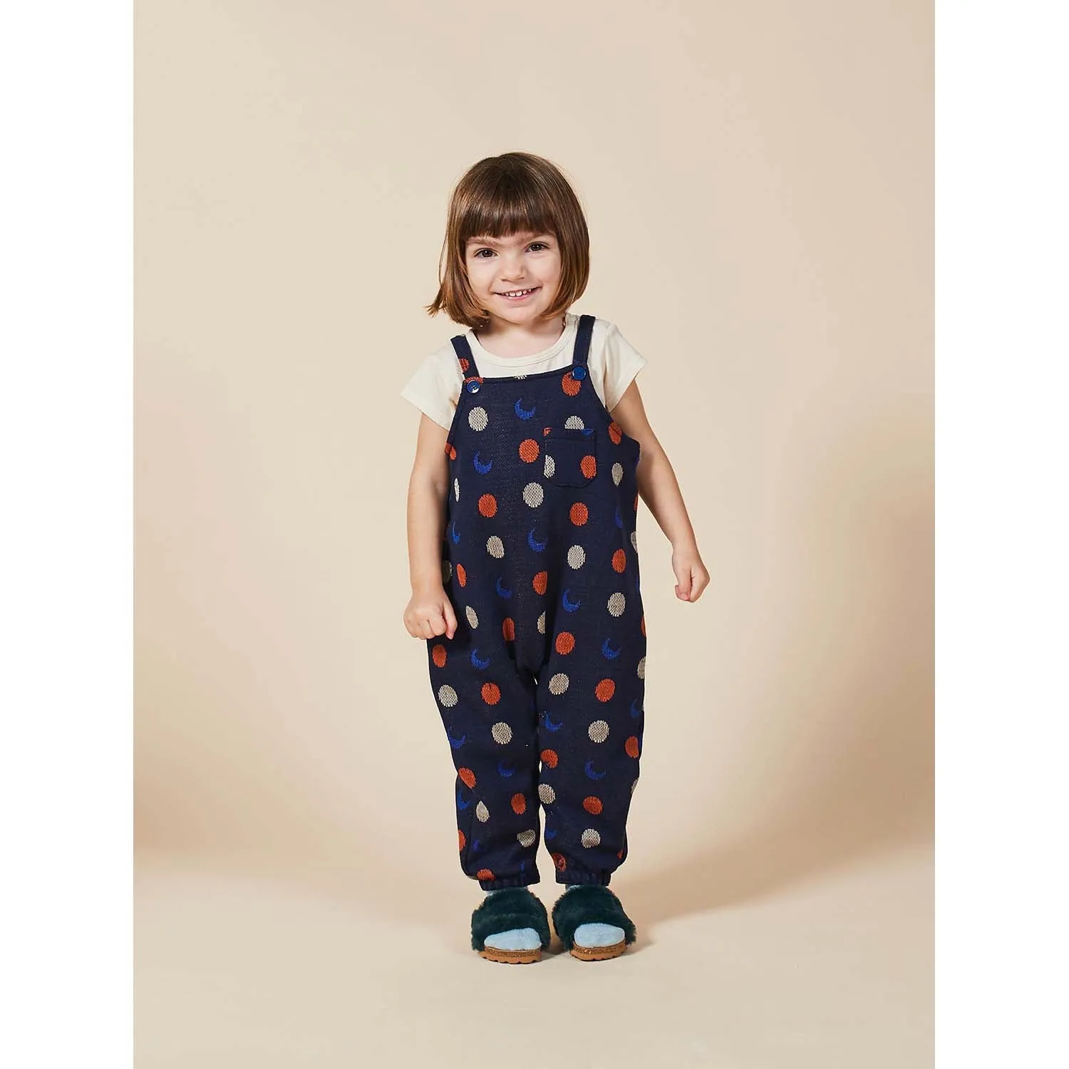 Bobo Choses B.C Embroidered Sheepskin Sandals