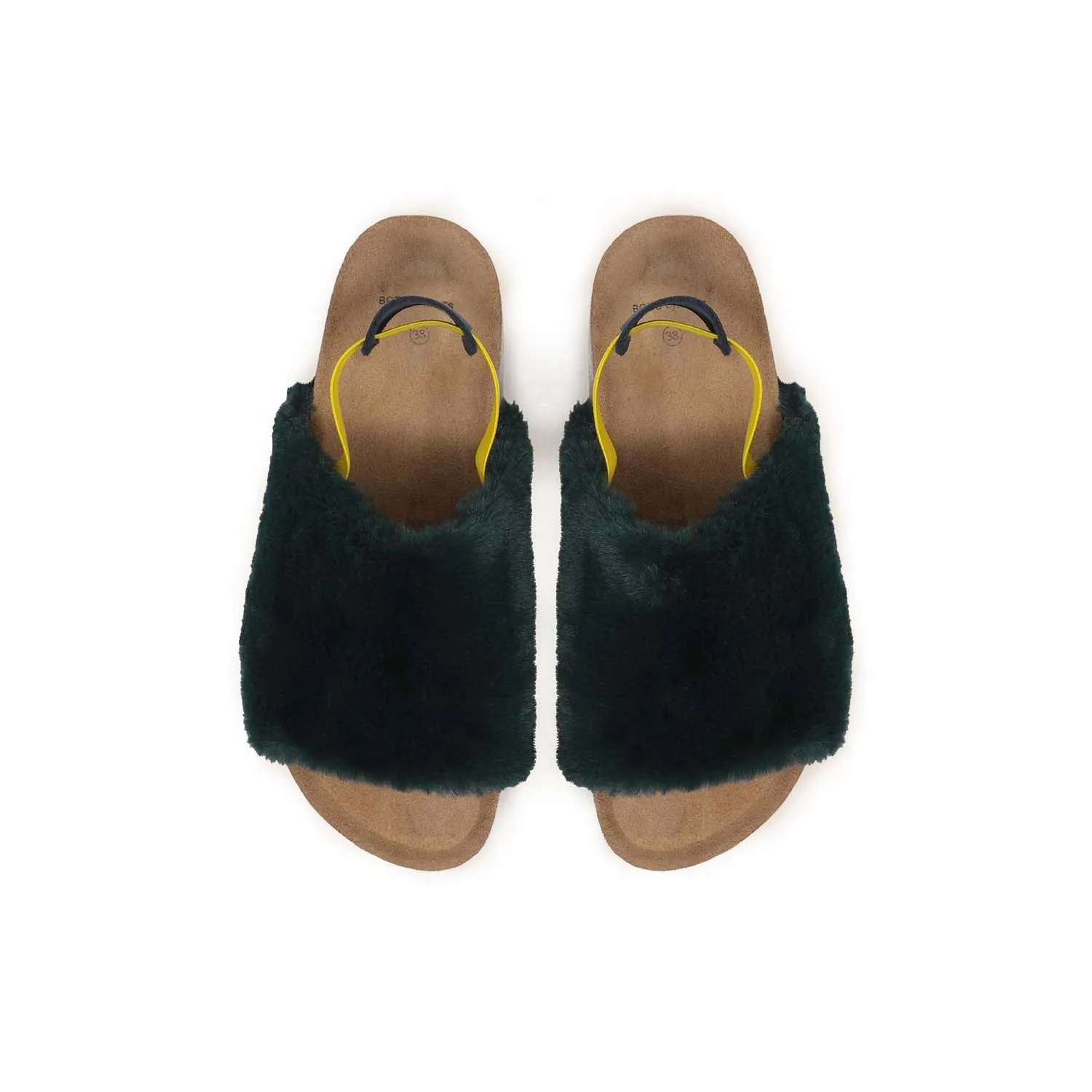 Bobo Choses B.C Embroidered Sheepskin Sandals