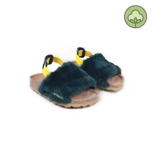 Bobo Choses B.C Embroidered Sheepskin Sandals