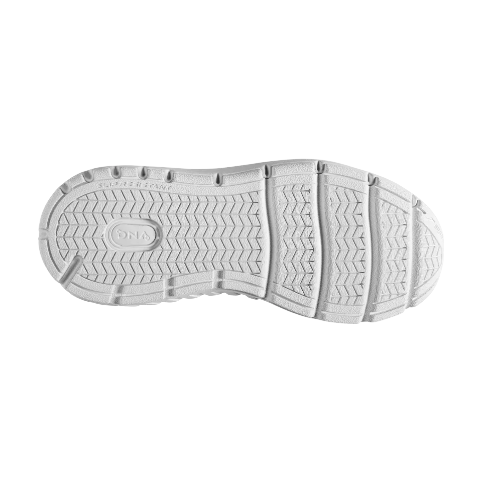 Brooks Women's Addiction Walker V-Strap 2 D Width White/White