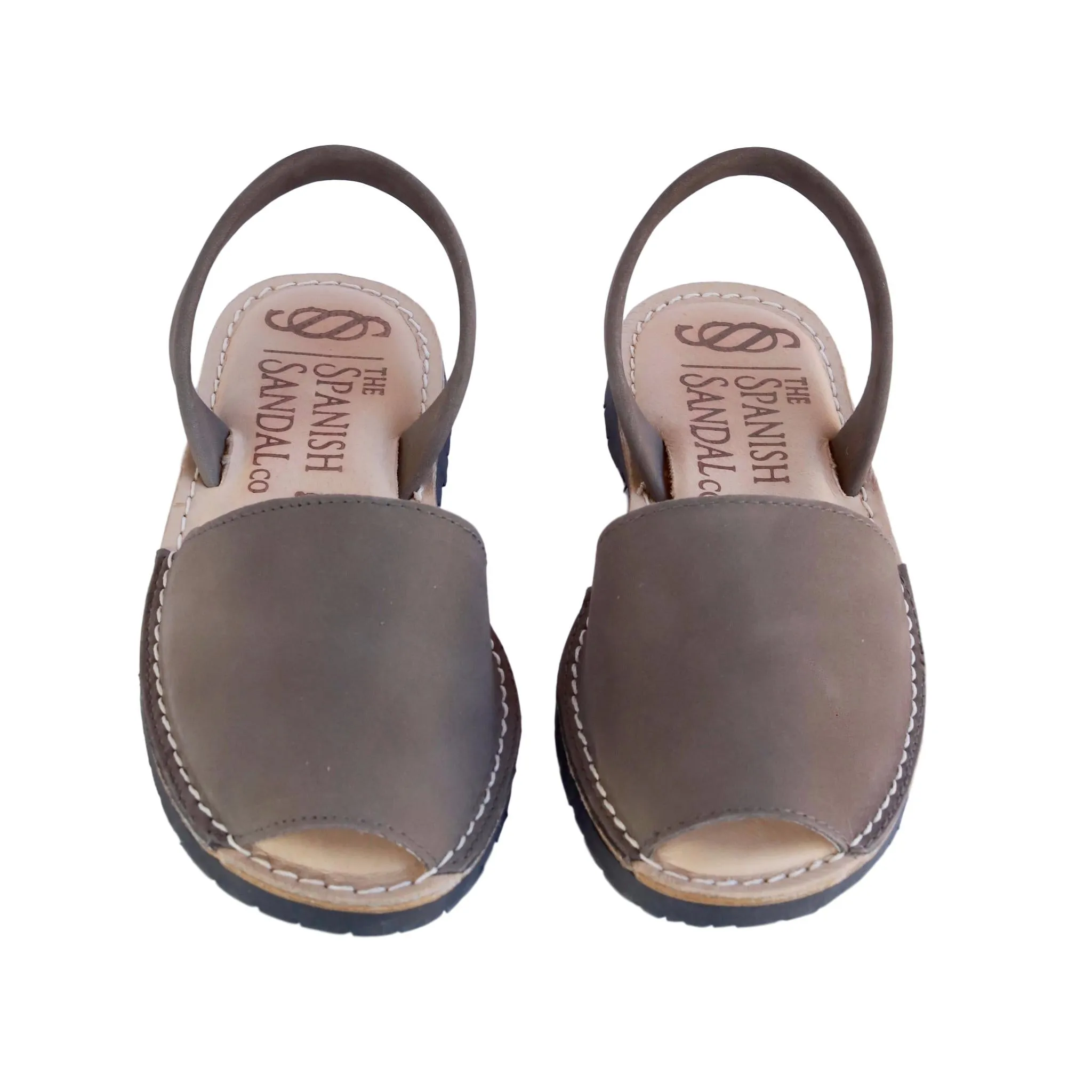 Classic Dark Grey nubuck sandals