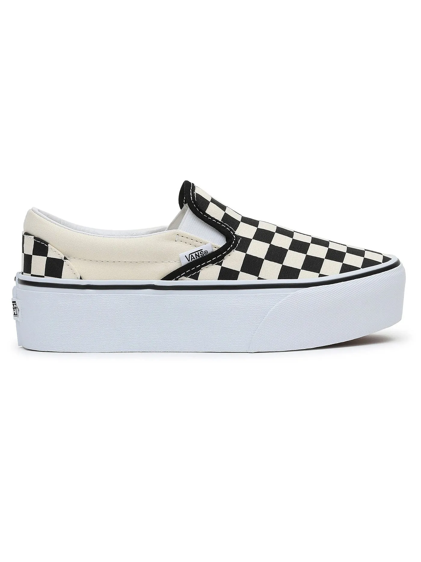Classic Slip-On Stackform Checkerboard Black/Classic White Shoes