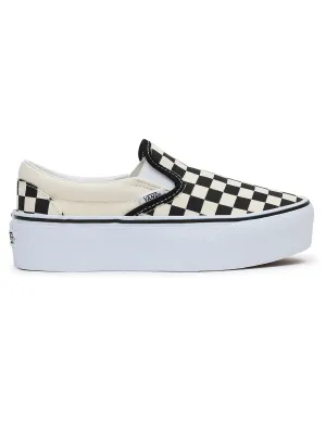 Classic Slip-On Stackform Checkerboard Black/Classic White Shoes