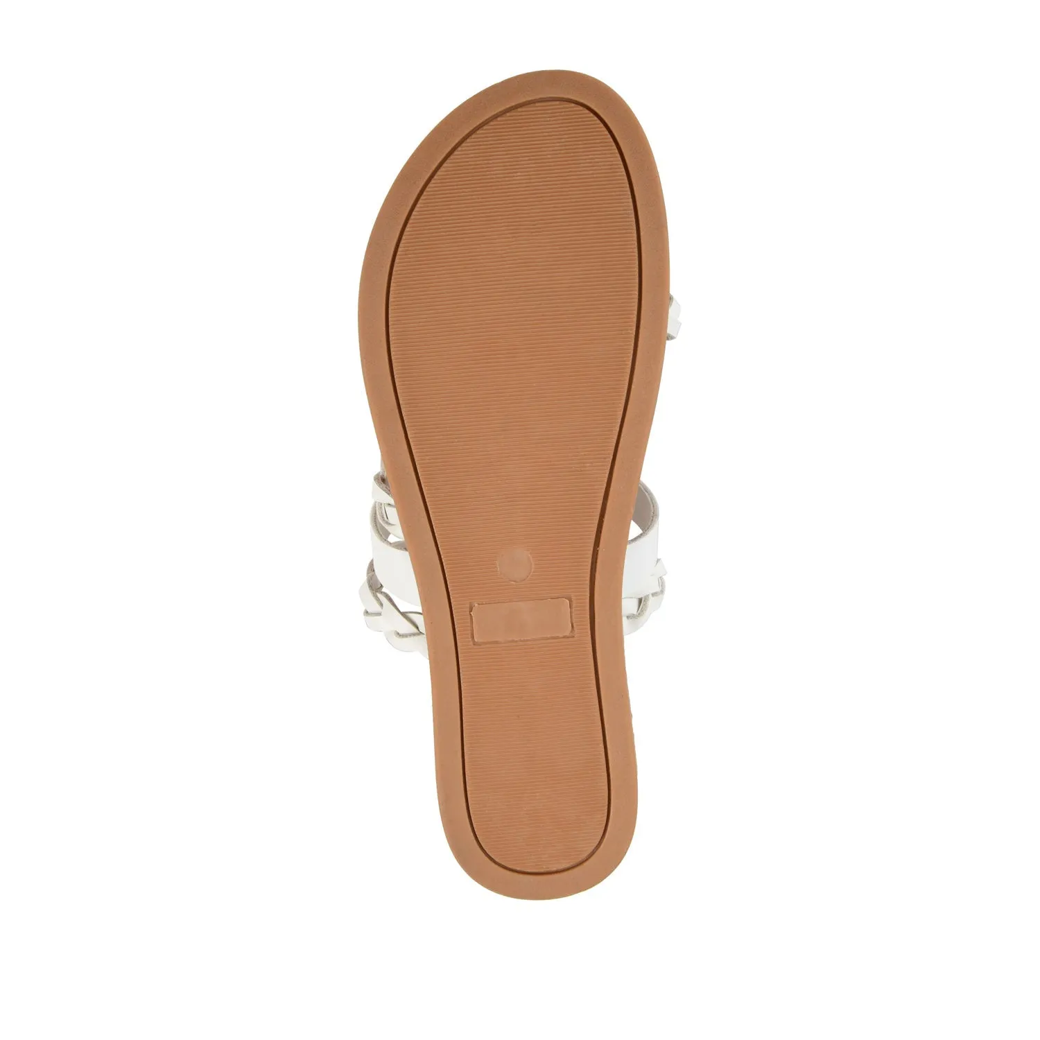 COLETTE SLIDE SANDALS IN FAUX LEATHER