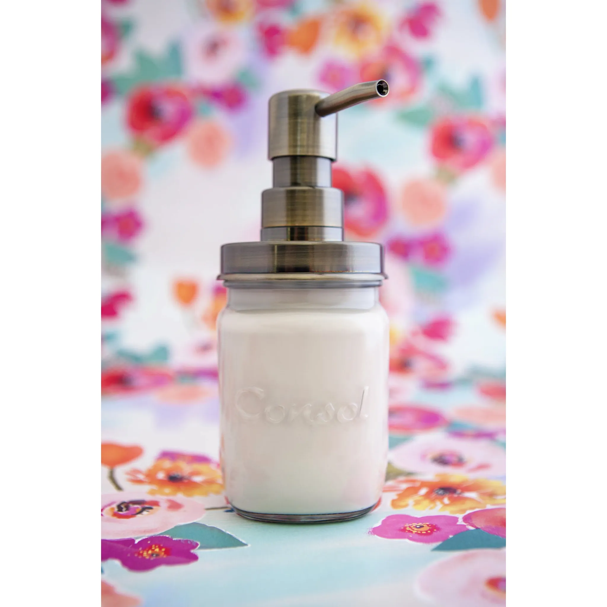 Consol 375ml Glass Pump Preserve Jar with Bronze Lid 2pack 26143