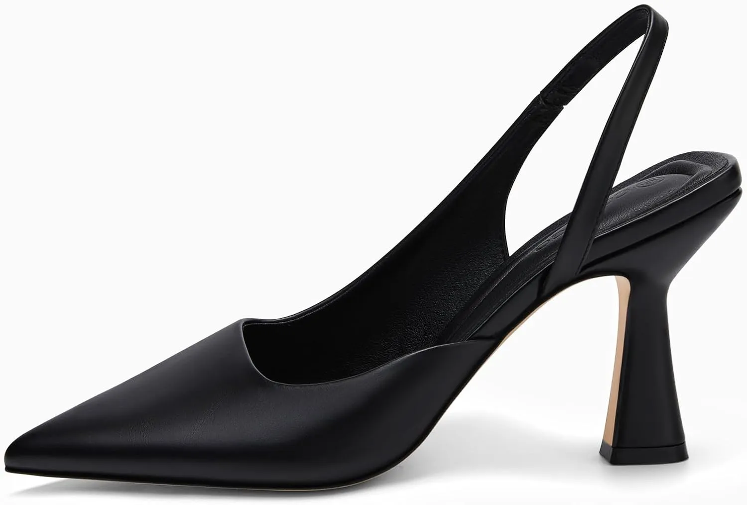 Coutgo Womens Slingback Stiletto High Heels Closed Pointed Toe Pumps DOrsay Sexy Office Dress Shoes