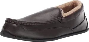 Deer Stags Men's Slipperooz Nordic Spun Slippers  Color Dark Brown Size 12W