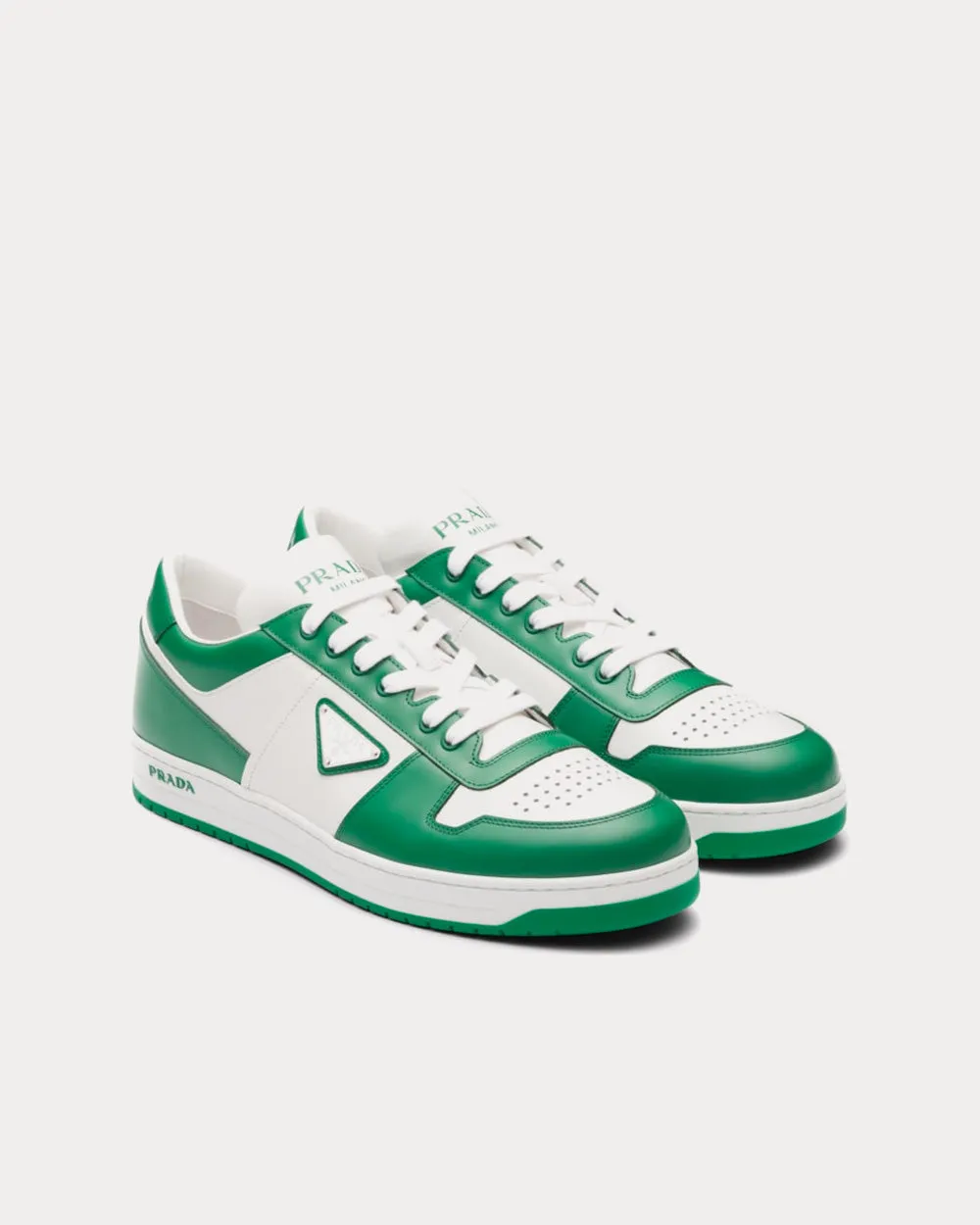 Downtown Leather White / Mango Low Top Sneakers
