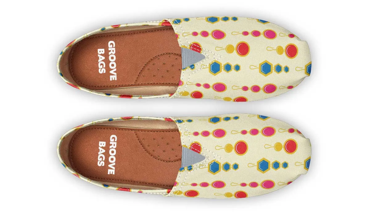 Earrings Pattern Casual Shoes