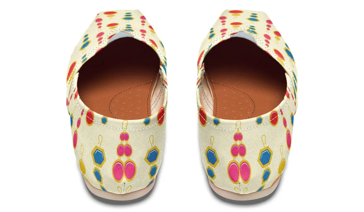 Earrings Pattern Casual Shoes