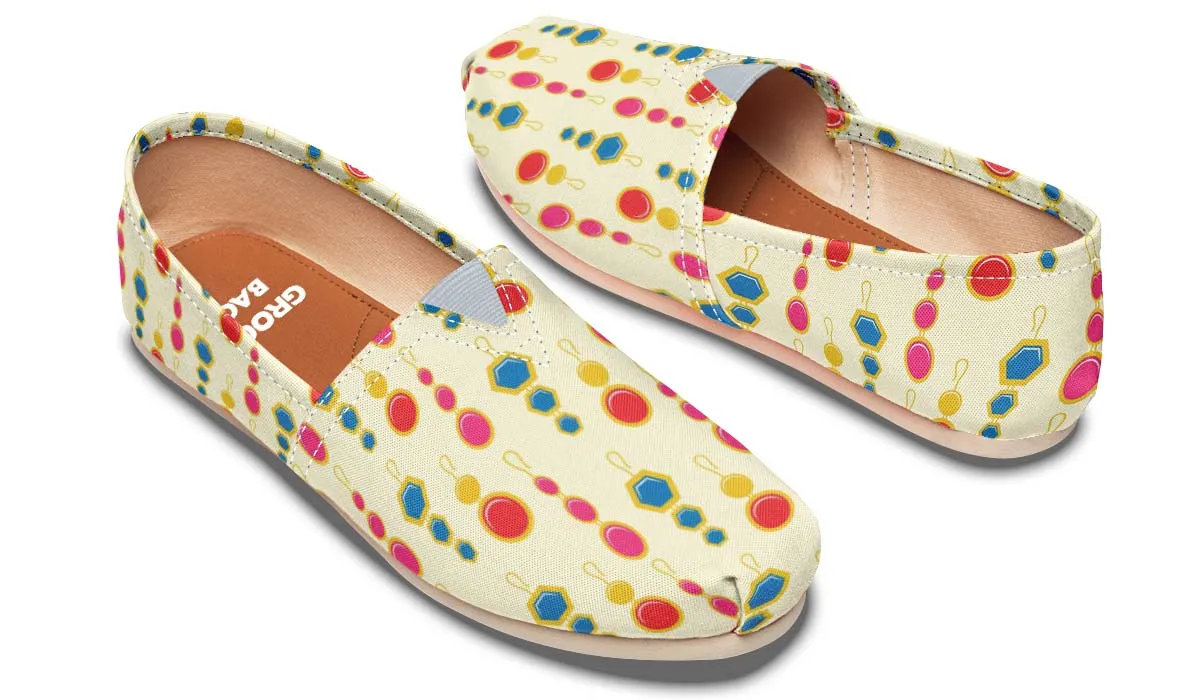 Earrings Pattern Casual Shoes
