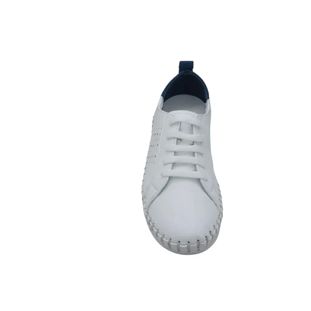 Eric Michael by Laurevan Women's Brandie Shoe - Denim/White