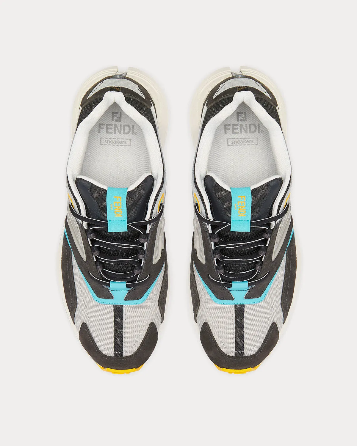 Faster Nubuck Leather Grey Low Top Sneakers