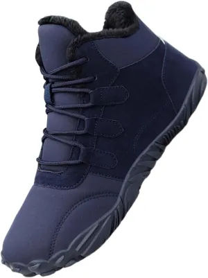 Fuzzy Non Slip Winter Boots for Women Botas Altas Para El Invierno De Mujer Women Snow Boots Waterproof Womens Barefoot Boots Womens Mid Calf Fur Lined Bow Winter Snow Boots