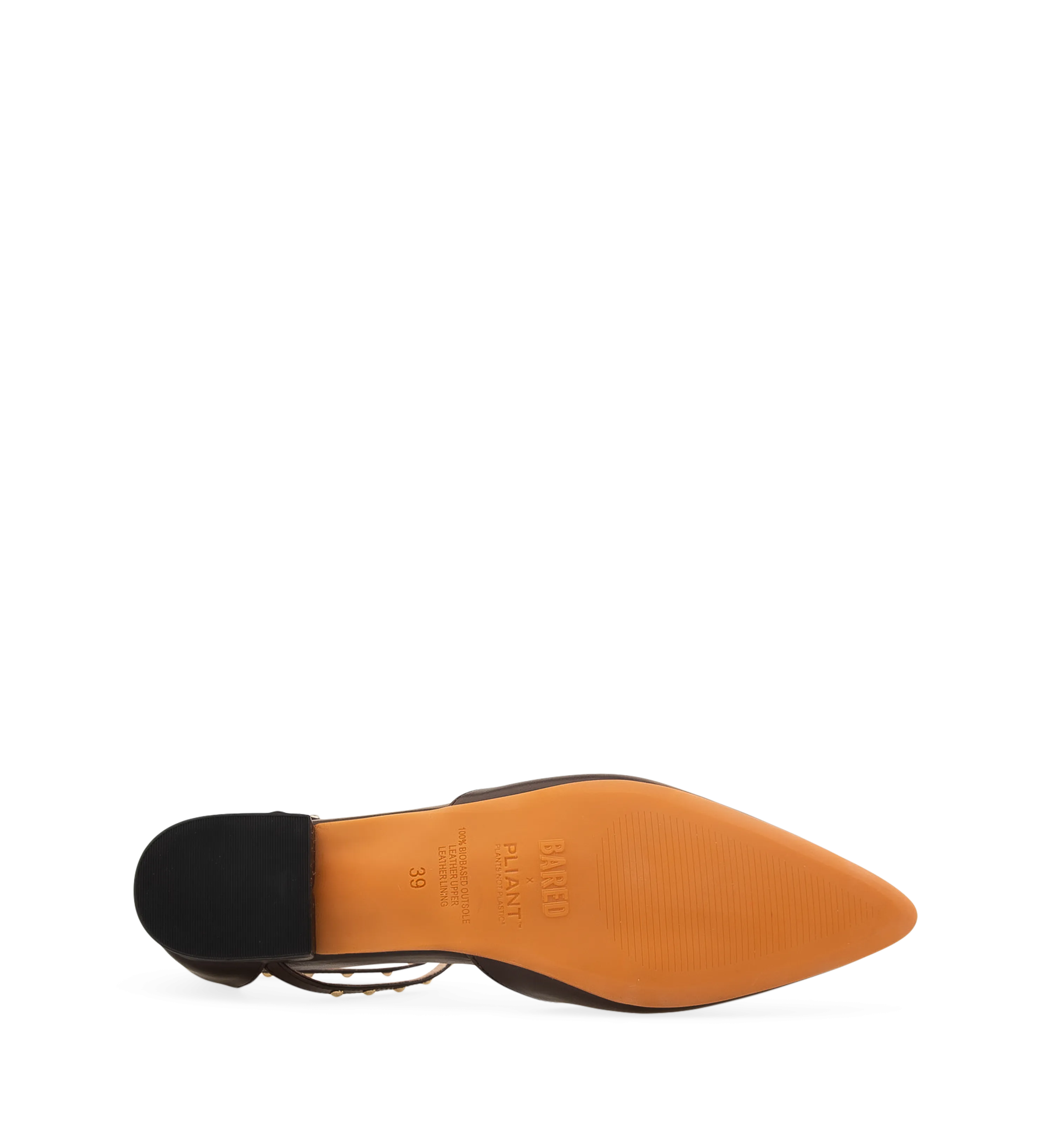 Grackle Carob Leather Flats