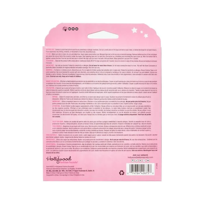 Hollywood Fasion Secrets Breast Contour Tape for Medium Skin