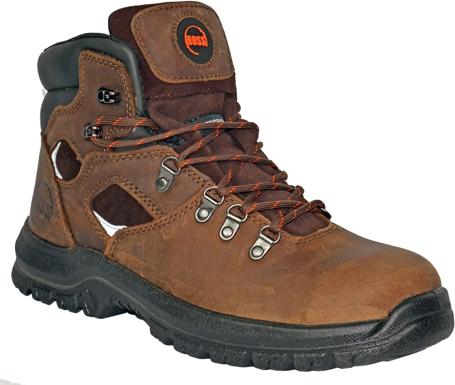 Hoss Men's, Adam Steel Toe Work Boot Brown 11.5 D