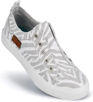 JENN ARDOR Womens Slip On Fashion Sneakers No Laces Comfortable Casual Low Canvas Sneakers Flats Walking Shoes