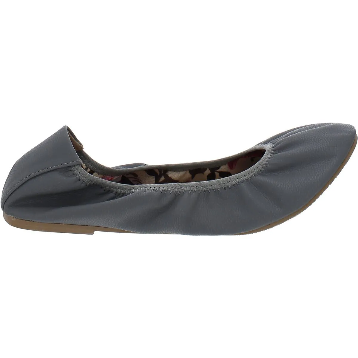 Journee Collection Womens Comfort Insole Faux Leather Ballet Flats