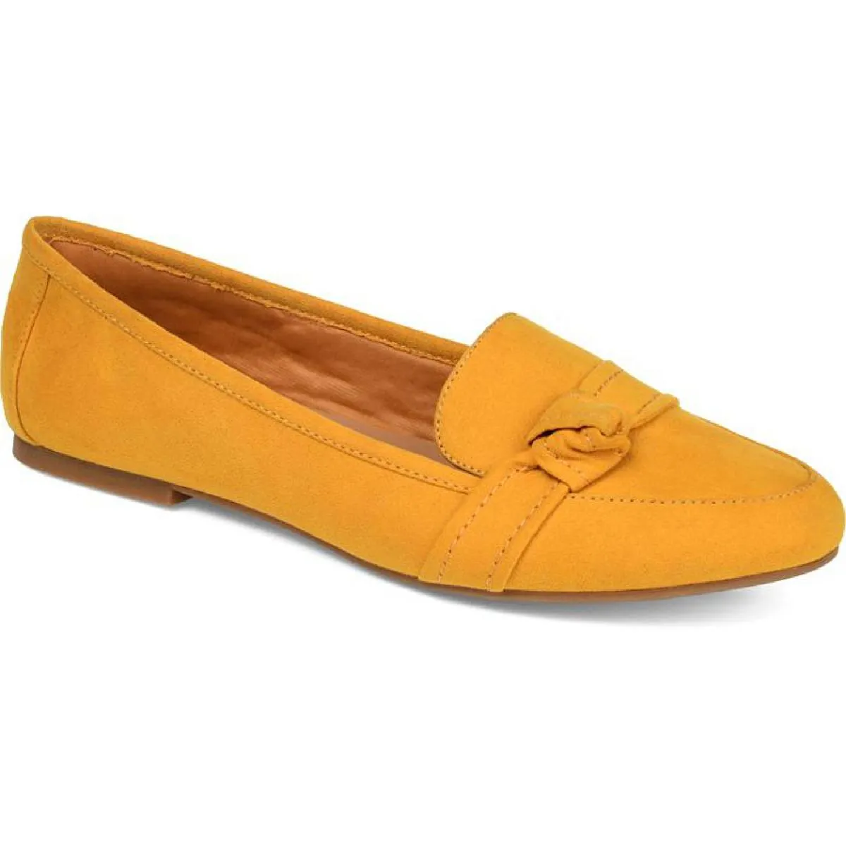Journee Collection Womens Marci Faux Suede Padded Insole Loafers