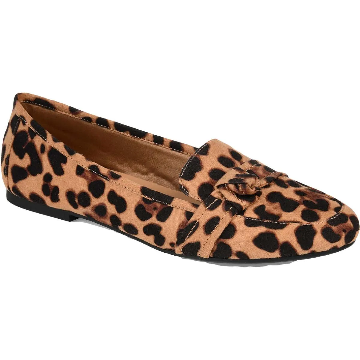 Journee Collection Womens Marci Faux Suede Padded Insole Loafers