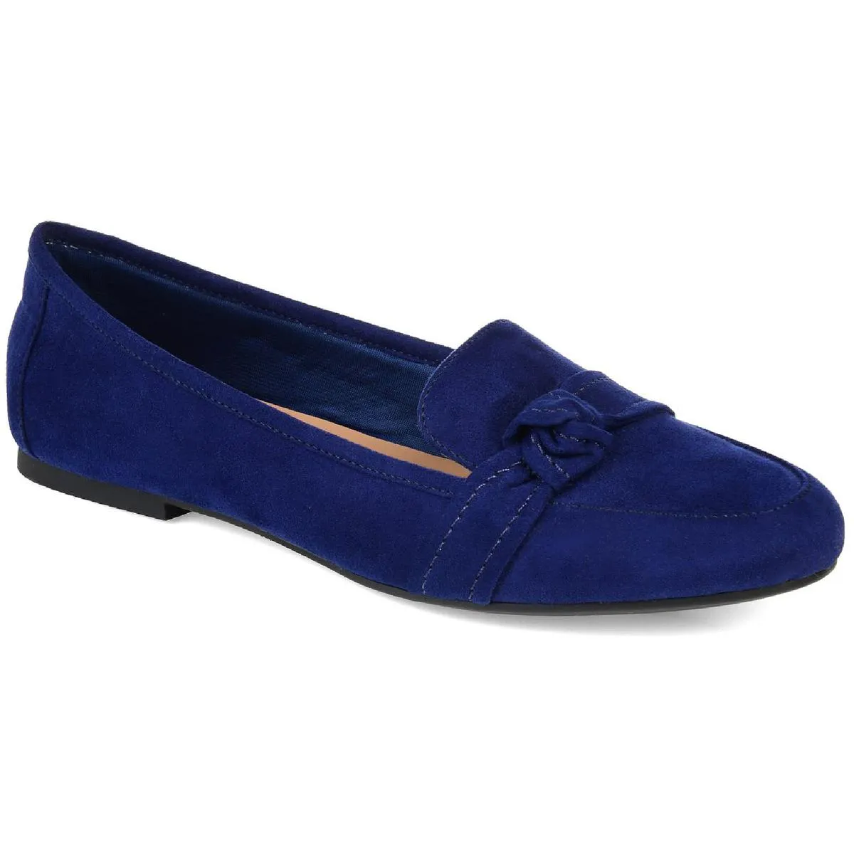 Journee Collection Womens Marci Faux Suede Padded Insole Loafers