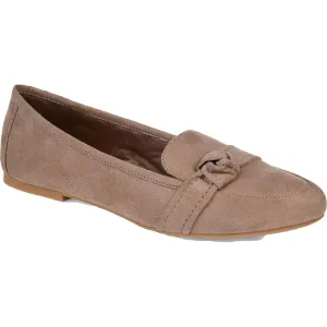 Journee Collection Womens Marci Faux Suede Padded Insole Loafers