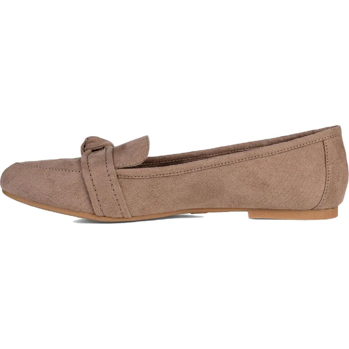Journee Collection Womens Marci Faux Suede Padded Insole Loafers
