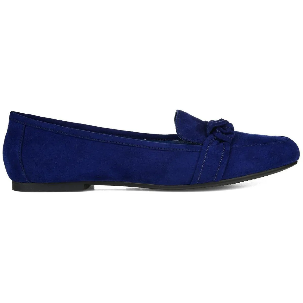 Journee Collection Womens Marci Faux Suede Padded Insole Loafers