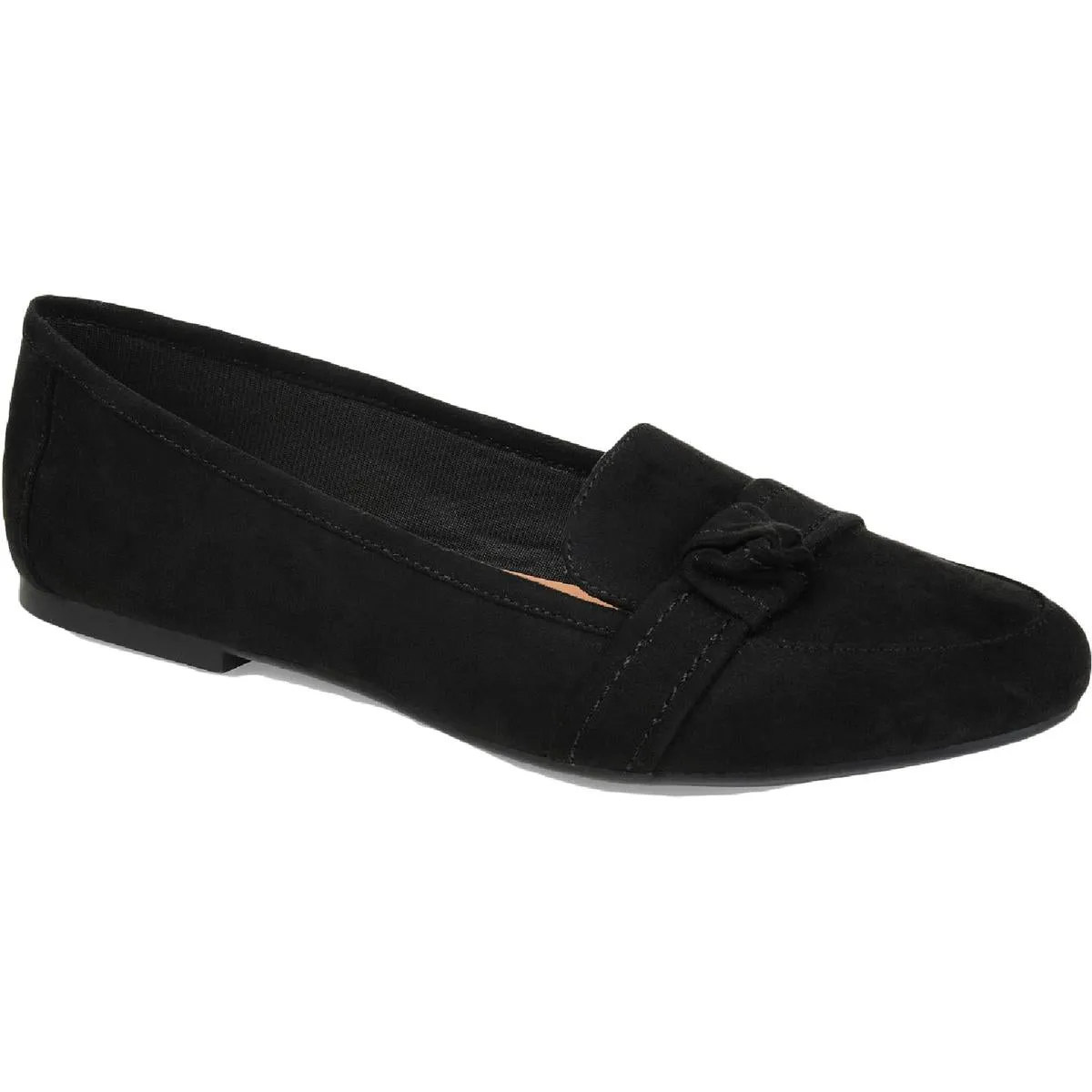 Journee Collection Womens Marci Faux Suede Padded Insole Loafers