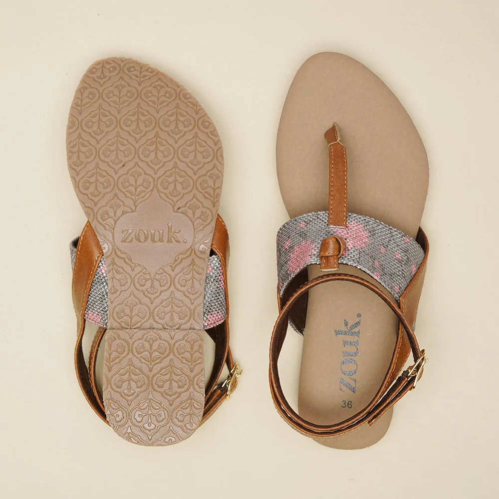 Kadapa Garden T Strap Sandal