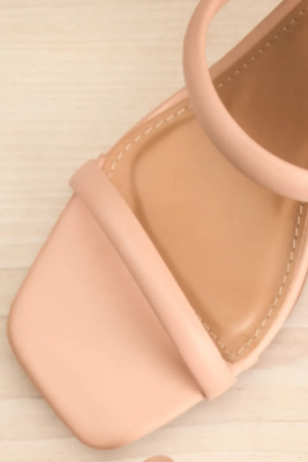 Kinsley Beige | Strappy Heeled Sandals