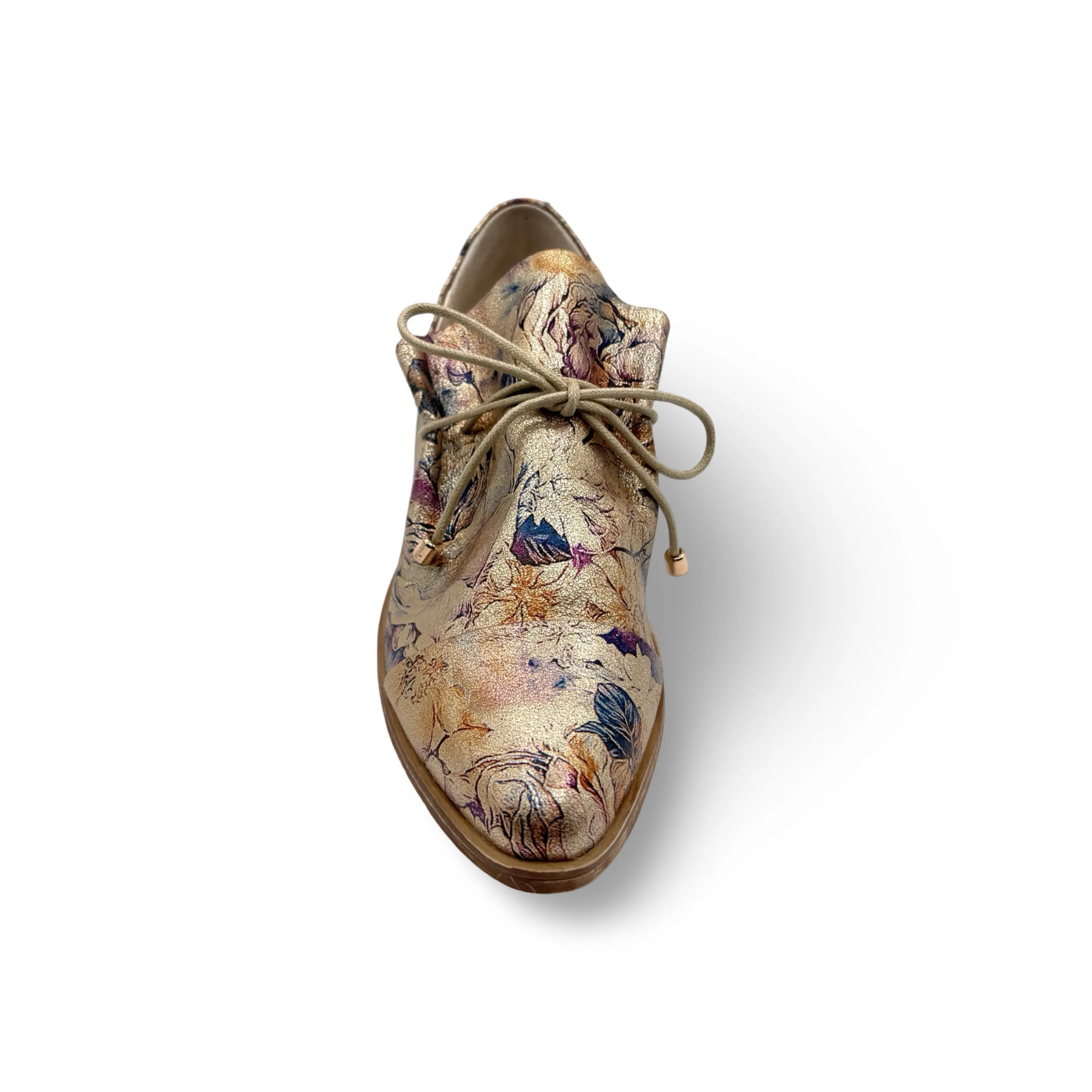 Kotty Gold Vintage Floral Flat