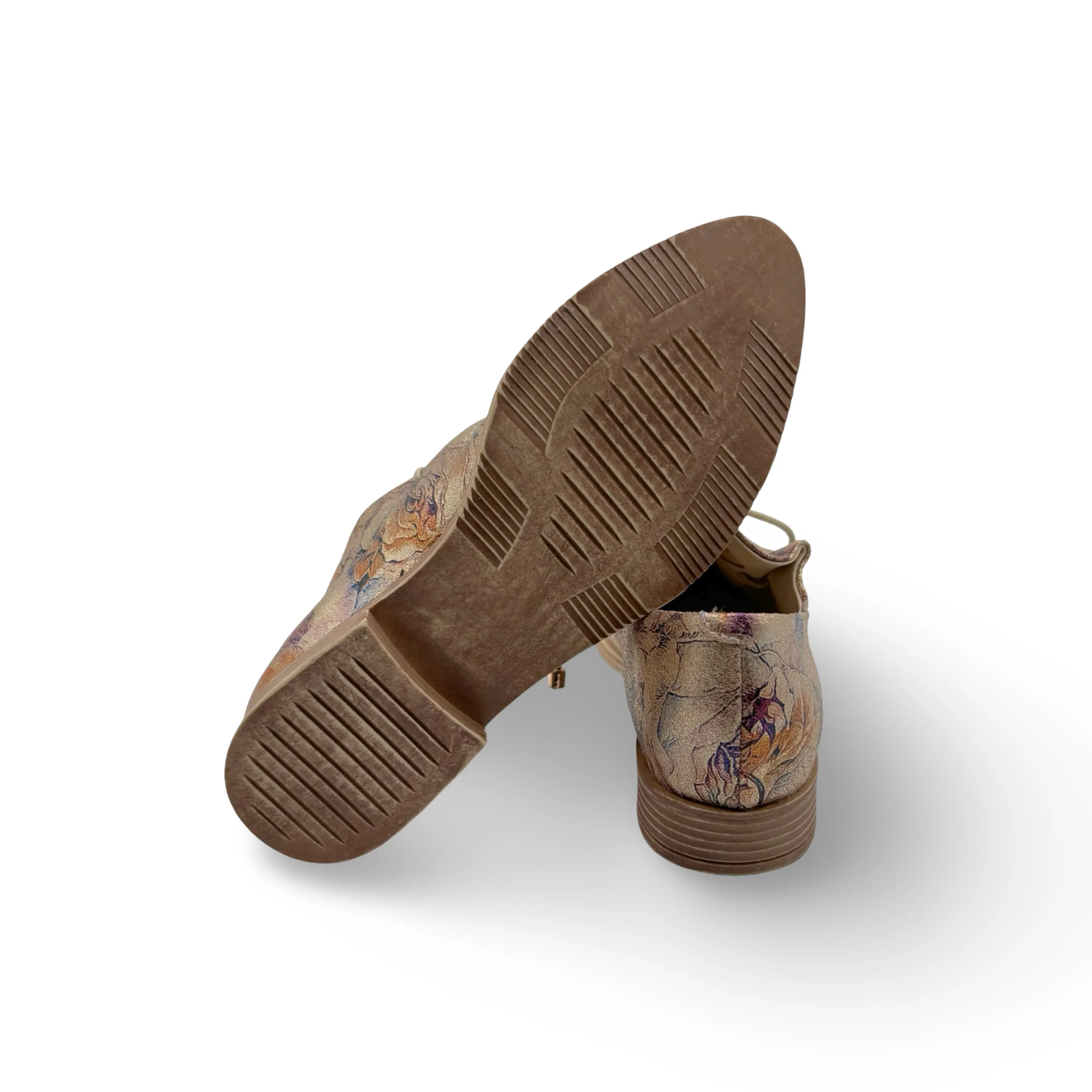 Kotty Gold Vintage Floral Flat
