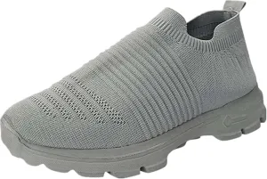 Ladmiple Walking Shoes Women Arch Support Slip On Sneakers Breathable Athletic Workout Tennis Running Shoes Gym Sneakers