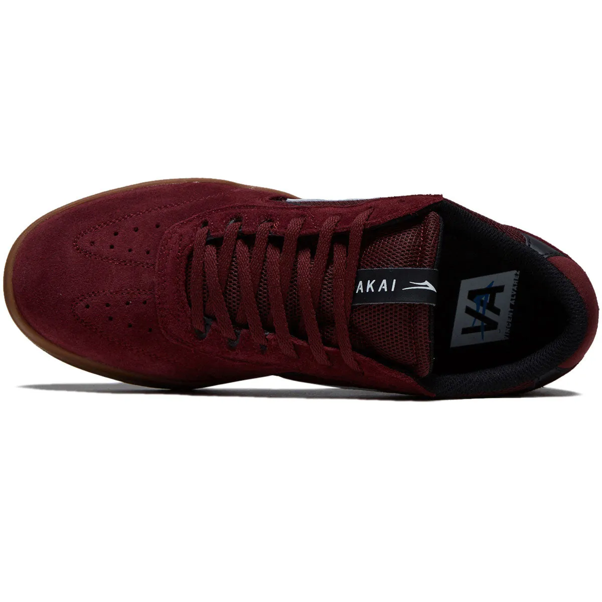 Lakai Atlantic Shoes - Burgundy/Gum Suede